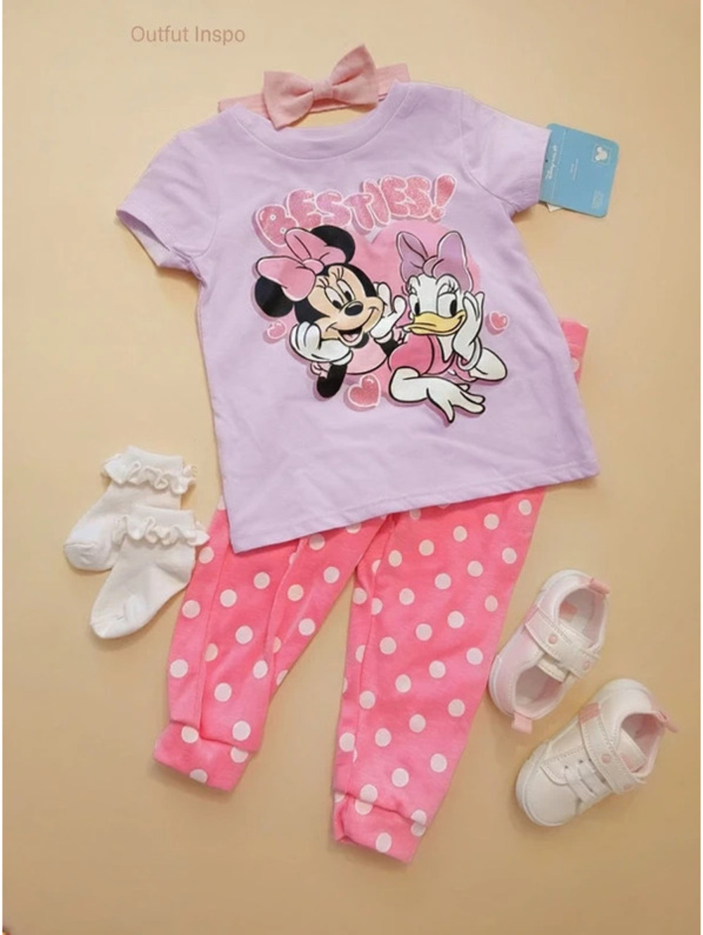 Disney Baby Minnie & Daisy Besties 2-Piece Set 12M NWT